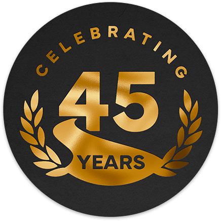 45th-anniversary-badge Celebrating 45 Years - ITSMR